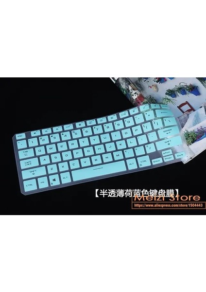 Whiteblue Dizüstü Silikon Klavye Kapak Cilt Koruyucu Asus Rog Zephyrus M16 GU603 He Hm Zw GU603HM GU603HE GU603ZW 16 Inç (Yurt Dışından)