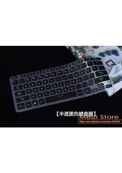 Whiteblue Dizüstü Silikon Klavye Kapak Cilt Koruyucu Asus Rog Zephyrus M16 GU603 He Hm Zw GU603HM GU603HE GU603ZW 16 Inç (Yurt Dışından)