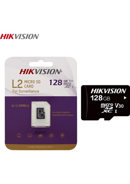 32GB Hıkvısıon V30 128GB 92MB/S'YE Kadar 256GB Mikro Sd Kart Gözetim Için V10 Tf Kart 64GB Mikro Sdxc Kartadaptif Hıkvısıon Kamera (Yurt Dışından)