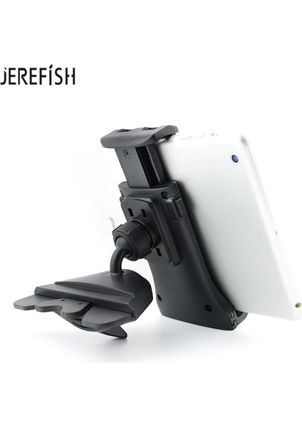 Siyah 2 In 1 Evrensel Araç Telefonu Montaj CD Yuvası Tablet Tutacağı 4.7-12 Android Tablet Için iPad Sağlam CD Çalar Arabada Cep Telefonu Tutucu (Yurt Dışından)