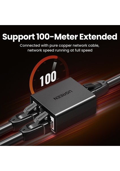 10 Adet Ugreen RJ45 Splitter 1 Ila 2 Ethernet Adaptörü Internet Ağ Kablosu Genişletici RJ45 Konnektör Çoğaltıcı Pc Tv Kutusu Yönlendirici Cat6 (Yurt Dışından)