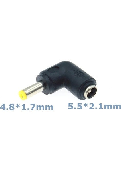 4.8x1.7 L Tipi Dc Güç Konektörü 90 Derece 5.5x2.1 Dişi 5.5*2.5 5.5*1.7 4.8*1.7 4.0*1.7 3.5*1.35 3.0*1.1 6.0*3.0 6.0*4.4mm Erkek (Yurt Dışından)