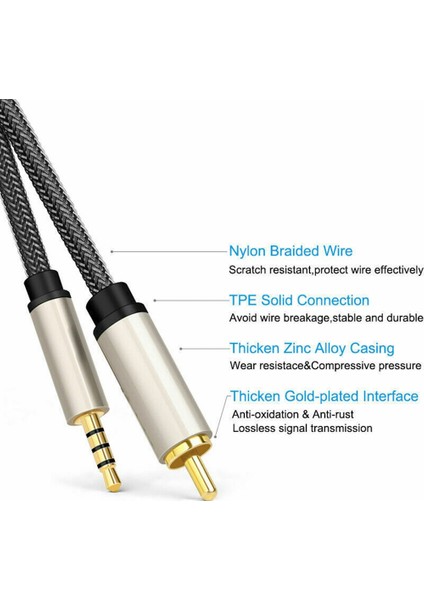 2m 2022 Yeni Dijital Koaksiyel Ses Video Kablosu Stereo Spdıf 3.5mm Rca Jack Erkek Hdtv Için Xiaomi Mi 12 Tv Ses Bölünmüş Kablo (Yurt Dışından) modelleri