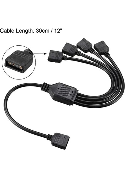 Anakart Rgb Sync Splitter 5 V 3pin Argb Sync Hub Transfer Uzatma Kablosu M/b Asus Gıgabyte Msı 1 Ila 4 Güç Splitter (Yurt Dışından) fiyatları