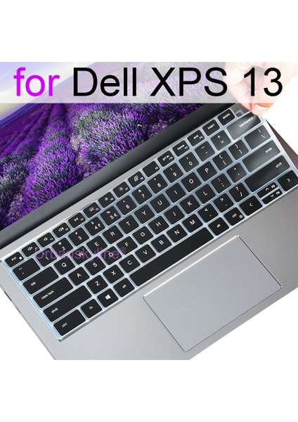 Renk Dell Xps 13 Klavye Kapağı 9300 9310 9305 9350 9360 9365 9370 9380 9575 7390 Koruyucu Kılıf Dizüstü Bilgisayar Aksesuarları Silikon (Yurt Dışından)