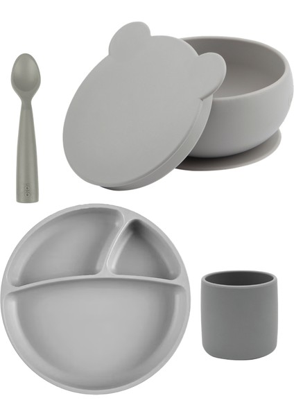 Powder Grey Dörtlü Set