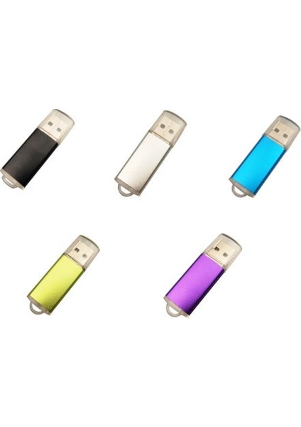 Çok Renkli USB 2.0 256M x 10 Adet 10 Adet/grup USB Sopa Mini Kalem Sürücü USB Flash Sürücüler 128 GB Pendrive 64GB 32GB 16GB Metal Disk Cle USB Ücretsiz Özel Logo (Yurt Dışından)