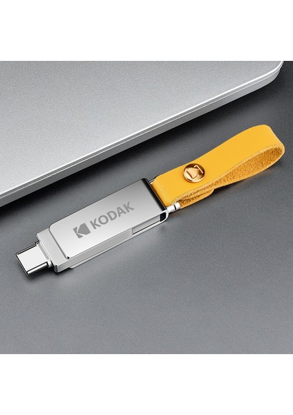 Dıy Paketi 128 GB Kodak 3.1 Metal USB Flash Sürücü 32 GB 64 GB 128 GB Tip C 2 In 1 USB Sopa Çift Macbook Pc Tv Için Pendrive Cle Otg USB Flash Sopa (Yurt Dışından)