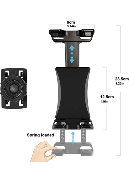 PZ13 Tablet Standı Evrensel 4 Ila 11 Inç Tablet Braketi 9 Ila 15 Inç Tablet Montajı Ipad Pro Mini Hava Samsung Xiaomi Huawei Tab Pad (Yurt Dışından)