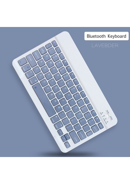 Lavanta 1 Bluetooth Klavye Kablosuz Fare Pad Pro 11 2021 12.9 10.5 10.2 Air 4 Huawei Xiaomi Için Iso Için: Android Windows Klavye (Yurt Dışından)