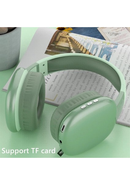 P02-BLACK Shoumi Yeni Kablosuz Kulaklıklar Bluetooth Kulaklık Büyük Kulaklık Kaskları Mic ile Destek Tf-Kart Mp3 Telefonlar Laptop Için Oynamak (Yurt Dışından) fırsatları