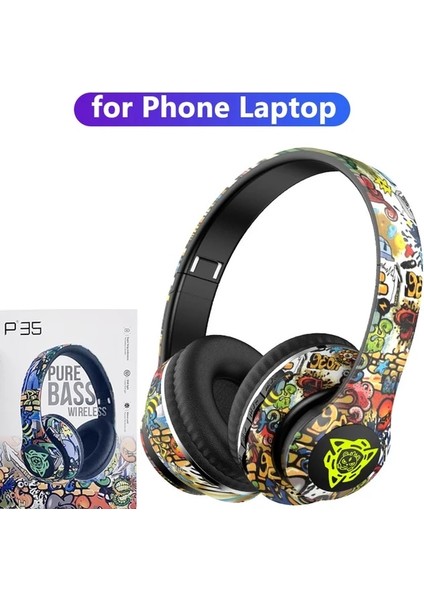 A4 Ps4 Ps5 Tv Dizüstü Bilgisayar Bluetooth Kulaklık Rgb Oyun Müzik Kulaklık Mikrofonlu Kulaklık Desteği Tf Kart Kız Erkek Doğum Günü Hediyesi (Yurt Dışından)