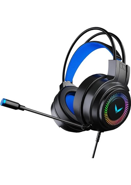 Siyah 3.5mm 3.5mm Oyun Kulaklığı Oyuncu Kulaklıkları 7.1 Çevresel Ses Stereo Kablolu Kulaklık USB Mikrofon Pc Dizüstü Ps4 Için Renkli Işık (Yurt Dışından) modelleri