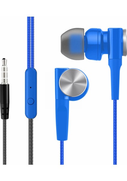 Mavi 9 Easy Go 3.5mm Stereo Kulak Içi Mikrofon Kablolu Kulaklık Telefon Pc Dizüstü Tablet Evrensel Oyun Kulaklığı (Yurt Dışından) modelleri