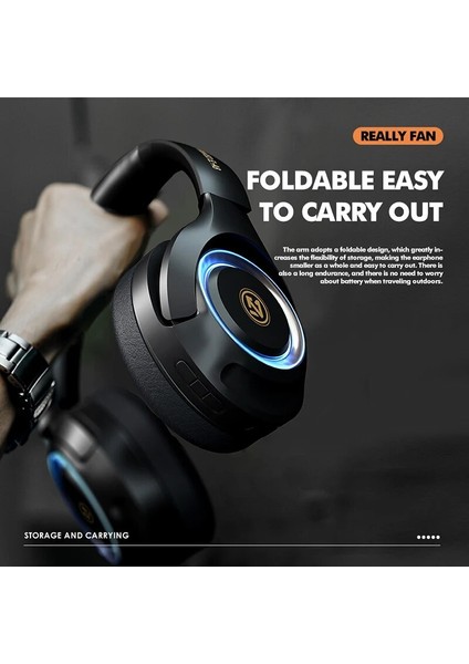 Pembe Hiçbir Kutu Witht7 Yeni Bluetooth 5.1 Oyun Kulaklık Hıfı Stereo Bas Kablosuz Kulaklıklar Tf Kart Ps4 Pc Dizüstü Telefon Için Mic ile Spor Kulaklık (Yurt Dışından)