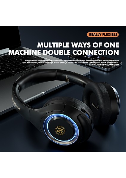 Pembe Hiçbir Kutu Witht7 Yeni Bluetooth 5.1 Oyun Kulaklık Hıfı Stereo Bas Kablosuz Kulaklıklar Tf Kart Ps4 Pc Dizüstü Telefon Için Mic ile Spor Kulaklık (Yurt Dışından)