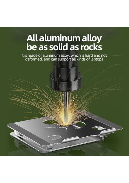 Gümüş Laptop Standı Cyko Çift Katmanlı Dizüstü Bilgisayar Standı Alüminyum Macbook Tablet Dizüstü Bilgisayar Standı Masa Soğutma Pedi Katlanabilir Dizüstü Bilgisayar Tutucu (Yurt Dışından) fiyatları