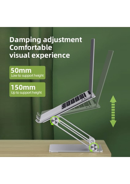 Gümüş Laptop Standı Cyko Çift Katmanlı Dizüstü Bilgisayar Standı Alüminyum Macbook Tablet Dizüstü Bilgisayar Standı Masa Soğutma Pedi Katlanabilir Dizüstü Bilgisayar Tutucu (Yurt Dışından) modelleri