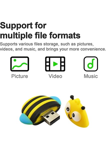 128 GB Pendrive 64 GB Memory Stick USB Flash Sürücü 128 GB 2.0 Bumblebee Karikatür Kalem Sürücü USB Sopa 32 GB Hediye USB (Yurt Dışından) modelleri