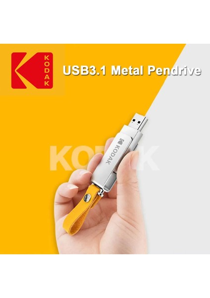 128 GB Kodak USB Flash Sürücü 512 GB 256 GB 128 GB Pendrive 147 Mb/s Usb3.1 K133 Mini Metal Memory Stick Unidad Flash Dizüstü Masaüstü Pc Için (Yurt Dışından)