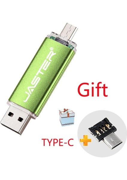 Mikro USB -B 64GB Gerçek Kapasiteli Kalem Sürücü 256GB Cep Telefonu Flash Sürücüleri 128GB Ücretsiz Logolu USB Bellek 64GB Type-C Bellek Çubuğu ile 32GB U Disk 16GB (Yurt Dışından)
