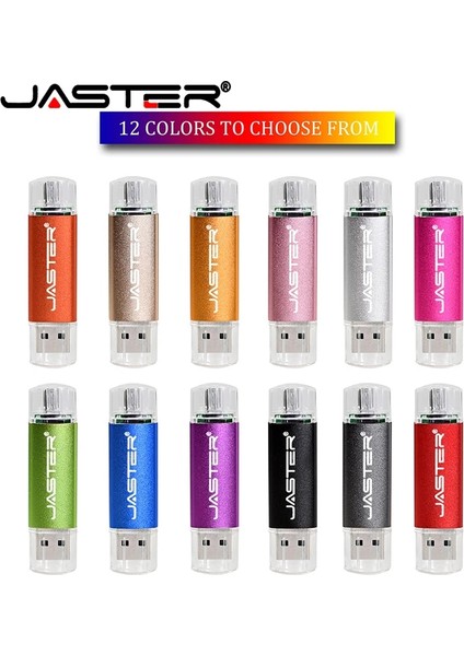 Mikro USB -B 64GB Gerçek Kapasiteli Kalem Sürücü 256GB Cep Telefonu Flash Sürücüleri 128GB Ücretsiz Logolu USB Bellek 64GB Type-C Bellek Çubuğu ile 32GB U Disk 16GB (Yurt Dışından)