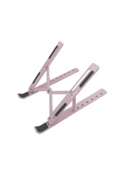 Pembe-2 Katlanabilir Dizüstü Bilgisayar Standı Bilgisayar Braketi Masaüstü Ayarlanabilir Taşınabilir Destek Dizüstü Bilgisayar Tabanı iPad Macbook Tablet Aksesuarları (Yurt Dışından)