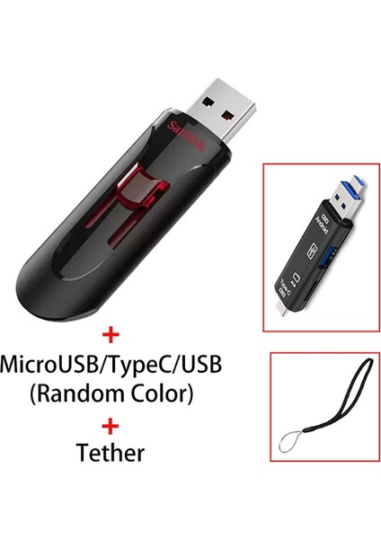 CZ600 Y211 16 GB Sandisk Pendrive 128 GB 64 GB 32 GB 256 GB USB Flash Sürücü 32 64 128 16 GB Kalem Sürücü 3.0 USB Sopa Disk Telefon Için Anahtar Bellek (Yurt Dışından)