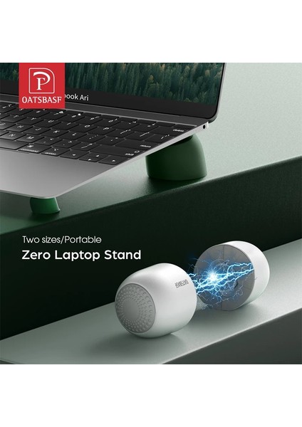 Beyaz Oatsbasf Taşınabilir Dizüstü Bilgisayar Standı Manyetik Dizüstü Soğutma Standı MacBook Air Pro Xiaomi iPad Pc Isı Dağılımı Dizüstü Tutucu (Yurt Dışından) fiyatları