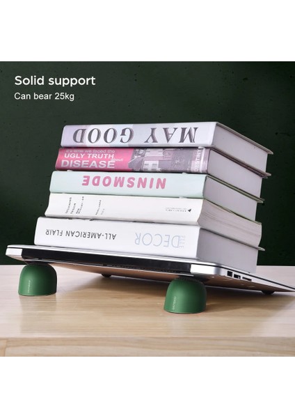 Beyaz Oatsbasf Taşınabilir Dizüstü Bilgisayar Standı Manyetik Dizüstü Soğutma Standı MacBook Air Pro Xiaomi iPad Pc Isı Dağılımı Dizüstü Tutucu (Yurt Dışından) fırsatları