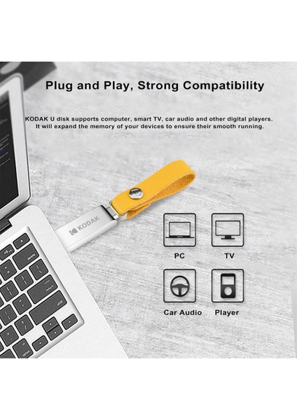 64GB Kodak K122 Usb2.0 Metal USB Flash Sürücü Düdük 16GB 32GB 64GB Yaratıcı Kişilik Araba Müzik Hediye Yüksek Hızlı USB Flash Sürücü (Yurt Dışından) modelleri