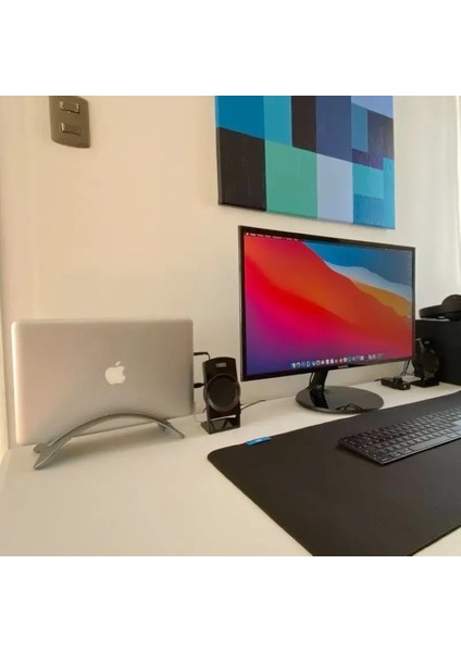 Gri 18MM Alüminyum Dikey Destek Laptop Standı Apple MacBook Pro 2023 Için Hava Desteği Yerden Tasarruf Sağlayan Raf Masaüstü Dikilmiş Tutucu 13 14 16 (Yurt Dışından) indirimleri