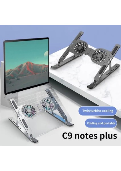 02 Femoro Dizüstü Bilgisayar Standı Alüminyum Alaşımlı Katlanır Isı Dağılımı Braketi 7 Ayarlanabilir Kaldırma Taşınabilir Bilgisayar Braketi (Yurt Dışından) fırsatları