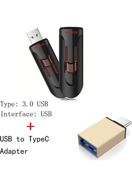 CZ600-B 128 GB Sandisk USB 3.0 Flash Sürücü 128 GB 64 GB 32 GB 16 GB 150 Mb/s Ultra Flaır Memory Stick Kalem Sürücüler Pendrive Flashdisk U Disk Pc Için (Yurt Dışından)