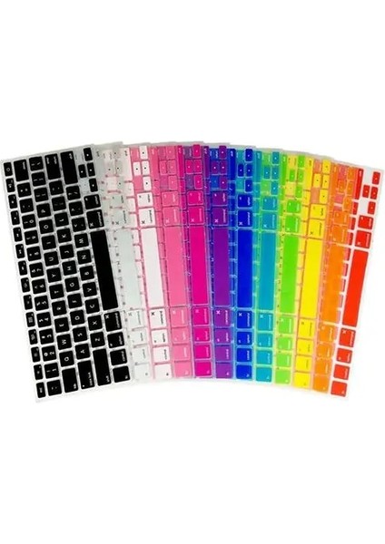 Sarı Klavye Kılıfı Klavye Yumuşak Kılıf Apple Air Pro Için 13/15/17 Inç Kapak Koruyucu 2020 (Yurt Dışından)