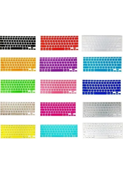 Sarı Klavye Kılıfı Klavye Yumuşak Kılıf Apple Air Pro Için 13/15/17 Inç Kapak Koruyucu 2020 (Yurt Dışından) modelleri