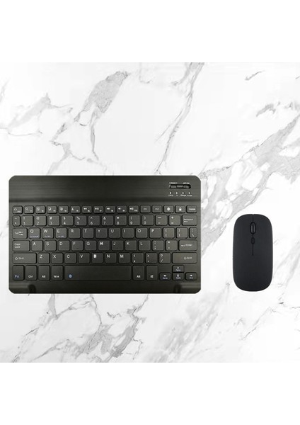 10 Ispanyolca Set Bk Rusça Kablosuz Bluetooth Klavye Tablet ipad Mini Klavye ve Fare Için Portekizce/ispanyolca Klavye Kiti ipad Pro Air 4 (Yurt Dışından)