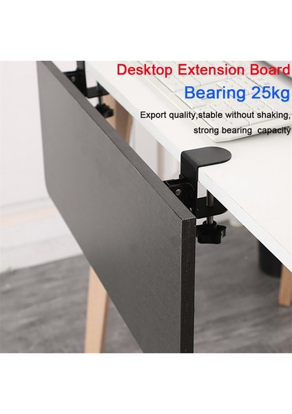 Büyük Klip (1-9 Cm) 2 Adet Dışarı Çekin Güçlü Rulman Kolay Kurulum Yüksekliği Ayarlanabilir Katlanabilir Braket Masanın Altında Soğuk Haddelenmiş Çelik Klavye Tepsisi Kelepçesi (Yurt Dışından) fırsatları