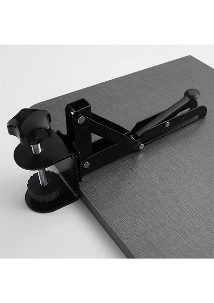 Büyük Klip (1-9 Cm) 2 Adet Dışarı Çekin Güçlü Rulman Kolay Kurulum Yüksekliği Ayarlanabilir Katlanabilir Braket Masanın Altında Soğuk Haddelenmiş Çelik Klavye Tepsisi Kelepçesi (Yurt Dışından) indirimleri