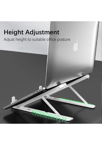 Standart Beyaz Katlanabilir Dizüstü Bilgisayar Standı Soğutma Fanı ile Dsektop Taban Desteği Dizüstü Standı Macbook Için Taşınabilir Dizüstü Bilgisayar Tutucu Soğutma Braketi (Yurt Dışından) indirimleri