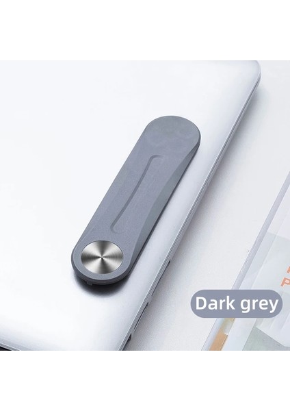 Koyu Gri 2 Dizüstü Bilgisayar Standı Desteği Macbook Air Pro Dizüstü iPhone Xiaomi Masaüstü Tutucu Bilgisayar Dizüstü Aksesuarları (Yurt Dışından)