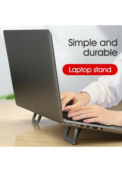 1 Çift Metal Metal Katlanabilir Dizüstü Bilgisayar Standı Kaymaz Taban Braketi Desteği Macbook Pro Air Için Lenovo Thinkpad Pc Dizüstü Bilgisayarlar Mini Soğutma Standı Ayakları (Yurt Dışından) fiyatları