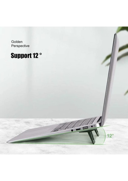 1 Çift Metal Metal Katlanabilir Dizüstü Bilgisayar Standı Kaymaz Taban Braketi Desteği Macbook Pro Air Için Lenovo Thinkpad Pc Dizüstü Bilgisayarlar Mini Soğutma Standı Ayakları (Yurt Dışından) modelleri