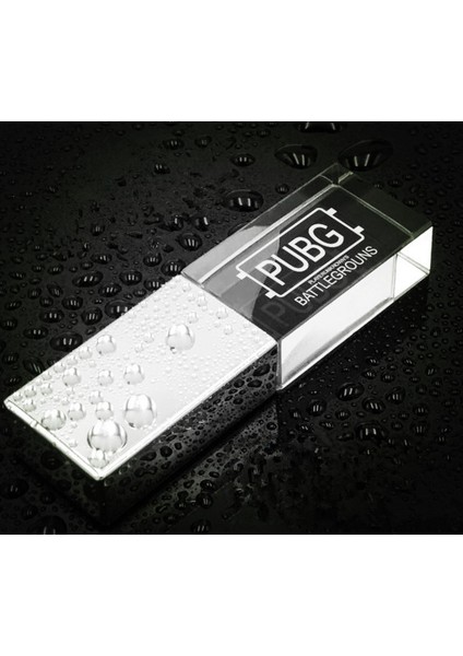 Kutu ile Yeşil Işık 8 GB LED Işık ile Özel Logo Kristal USB Flash Kalem Sürücü 4 GB 8 GB 16 GB 32 GB Usb2.0 Hediye Pendrive Stick (10 Adetten Fazla Ücretsiz Logo) (Yurt Dışından) fırsatları