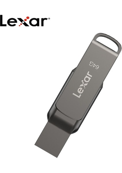 Standart 32GB Lexar D400 128GB Typec Otg 3.1 USB Flash Sürücü 64GB U Disk 32GB Pendrive Araba 256GB Mini Kalem Sürücü Metal Ofis Telefon Için (Yurt Dışından)