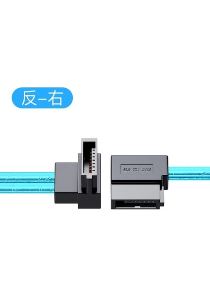 Aşağı-Sağ 15 cm Dirsek Sata 3.0 Sabit Disk Veri Kablosu Sata3 6 Gbps Hızlı Şarj Kablosu Dıy Düz Yukarı Aşağı Sol Sağ Açılı HDD Sabit Disk Disk (Yurt Dışından)