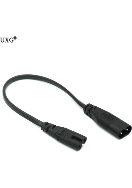 1 Ila 1 1.8m 1pc Iec 320 C8 2pin Erkek - 2 x C7 Dişi Y Bölünmüş Güç Kablosu Yaklaşık 28CM Iec 320 C7 - C8 Uzatma Kabloları C8 Erkek - C7 Dişi (Yurt Dışından)