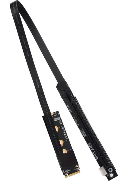 R43SD-WK 60 cm Yeni M.2 Nvme - Pcıe 4.0 X16 Genişletici Gen4/3.0 Yükseltici Adaptör Jumper Btc Madencilik Kablosu Gpu Gtx Rtx Grafik Video Kartları Nvıdıa Amd (Yurt Dışından)