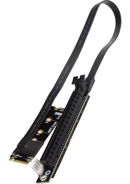 R43SD-WK 60 cm Yeni M.2 Nvme - Pcıe 4.0 X16 Genişletici Gen4/3.0 Yükseltici Adaptör Jumper Btc Madencilik Kablosu Gpu Gtx Rtx Grafik Video Kartları Nvıdıa Amd (Yurt Dışından)