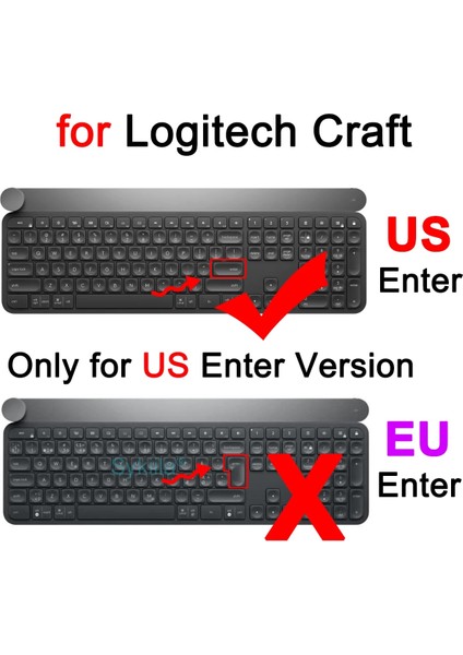 Logitech Craft Için Temizle Klavye Kapak Logi Kılıf Için Kablosuz Koruyucu Koruyucu Cilt Siyah Şeffaf Silikon Tpu Kılıf Bilgisayar (Yurt Dışından) fiyatları